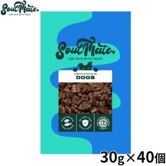 SoulMate ソウルメイト DOGエアドライフード ドッグフード レッドミート 30g×40個