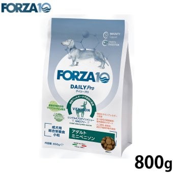 フォルツァ10 FORZA10 ドッグフード デイリープロ アダルトミニ ベニソン 800g