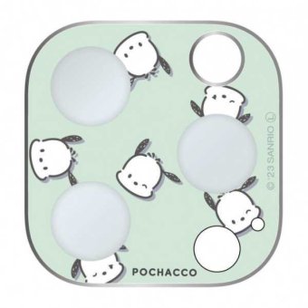 サンリオ iPhone15 Pro 15 ProMax 14 Pro 14 ProMax カメラカバー ポチャッコ カメラレンズ保護 アルミバンパー 強化ガラス キャラクター グッズ おしゃれ かわいい サンリオ正規ライセンス品
