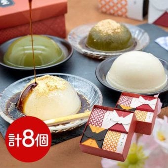 吉野葛 スイーツ 詰め合わせ 2段セット 奈良 亀久堂 本葛 くず餅 くずぷりん 抹茶 プレーン ギフト 和菓子 お取り寄せ 贈り物 手土産 お中元 お歳暮 内祝い 敬老の日 母の日 父の日