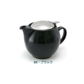 ZEROJAPAN ユニバーサルティーポット 3人用 BBN-02 ブラック 陶器 日本製 おしゃれ 紅茶 緑茶 ポット 茶こし付き ステンレス蓋 ティーポット ギフト プレゼント