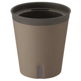 リッチェル ミエルノPlus ポット 13型N ダークブラウン 80個入 底面給水 鉢植え 観葉植物 室内 おしゃれ 園芸 プランター 水やり簡単 自動給水 植木鉢 まとめ買い
