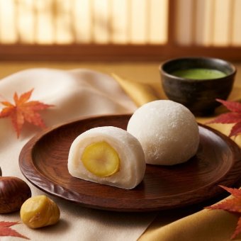 秋限定フルーツ羽二重 栗っこ羽二重6個入【無料のし】【無料包装】 和菓子 御中元・お歳暮