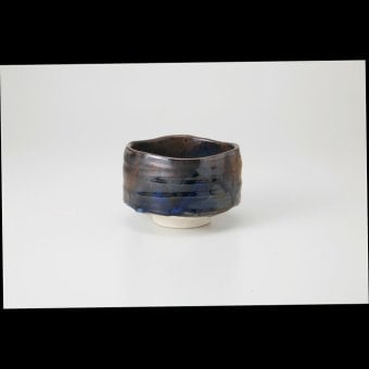 金彩　瑠璃　抹茶碗 陶器 美濃焼 やきものの里から、暮らしを贈ります。　ギフト 食器 セット テーブルウェア
