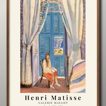 日本製 アンリ マティス マチス A3 サイズ ポスター アート おしゃれ 絵画 インテリア 北欧 イラスト マット紙 艶消し アートパネル 額 フレーム デザイン 壁掛け ギフト 新築祝い ディスプレイ  速達 送料無料