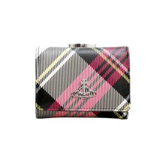 ヴィヴィアンウエストウッド VIVIENNE WESTWOOD 三つ折り財布 折り畳み SMALL FRAME WALLET 51010018-s0012 O101 NEW EXHIBITION TARTAN