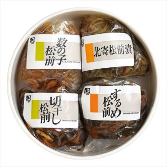 送料無料 お歳暮　 松前漬4種セット 430261 ※11/2以降の出荷予定となります。北海道・沖縄・離島は配達不可 全国送料無料 お歳暮ギフト 早割 お歳暮2026 御歳暮 御見舞 お見舞い お取り寄せ グルメスイーツ