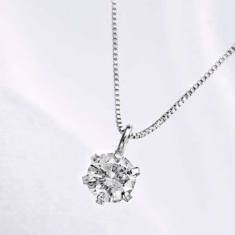 ダイヤモンド ネックレス 0.2ct 純プラチナ ペンダント ダイヤ レディース ジュエリー アクセサリー 4月 誕生石 天然石 シンプル 上品 華奢 贈り物 ギフト プレゼント