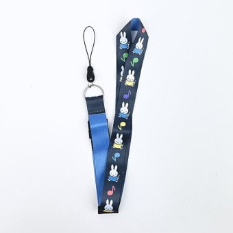 ミッフィー miffy ネックストラップ MIFFY&MUSICシリーズ スマホ用品