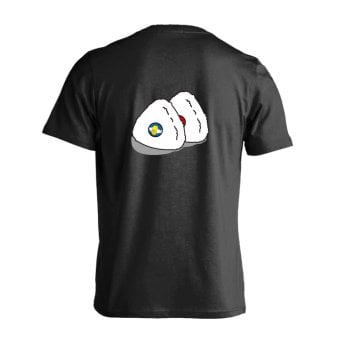 ハンドボール Tシャツ 半袖 メンズ ウェア レディース 練習着 ジュニア ドライ おもしろ tシャツ 速乾 名入れ スポーツ 女子 男子 チーム おしゃれ 文字入れ 「ハンドボール in おにぎり」 アートワークスコウベ 【送料無料】
