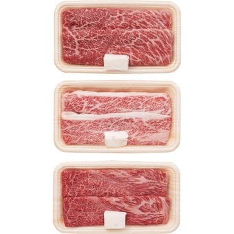 松阪牛すき焼き3部位食べ比べセット (MBKTS45-MA) [お中元][お歳暮] ※送料無料(北海道・沖縄・離島への配送不可)