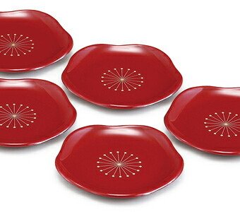 3.0梅小皿　しべ付 インテリア 漆器 盆 カタログギフト 景品 粗品