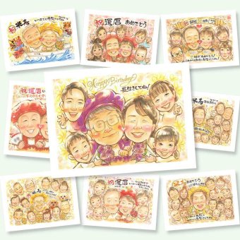 誕生日のプレゼントに、写真とは違う、ぬくもりのある記念品です。大切なお祝いにも安心してご注文いただけます。 似顔絵 プレゼント 誕生日 贈り物 名入れ 手描き ギフト 誕生日 記念日 お祝い 大人数 子供 女の子 子ども 家族 男の子 修正無料 名入れ 下書き確認 実績多数 似てる そっくり 宝物 誕生日 サプライズ 記念 お祝い返し 感動 クリスマス オーダーメイド 喜寿祝い 同窓会 お祝いの品