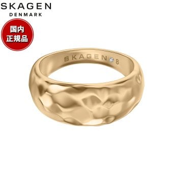 スカーゲン SKAGEN Moderne Stak アクセサリー 指輪 リング ゴールドトーン サイズ（US）5.5 レディース SKJ50267105-5