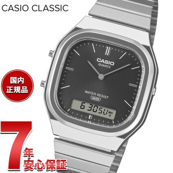 カシオ クラシック CASIO CLASSIC アナデジ 限定モデル 腕時計 AQ-240E-1AJF ブラック【2026 新作】