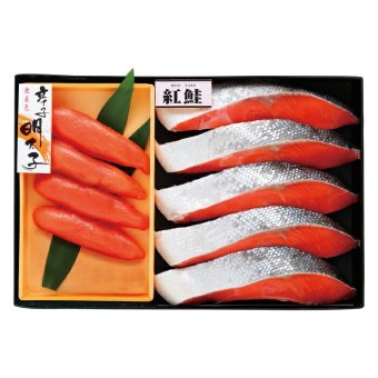 送料無料 お歳暮 紅鮭と辛子明太子詰合せ  ※11月9日から12月24日 北海道・沖縄・離島は配達不可 全国送料無料御中元ギフト早割お中元2026御中元御見舞お見舞いお取り寄せグルメスイーツ