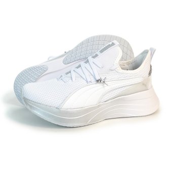プーマ PUMA  レディース スニーカー ソフトライド SOFTRIDE プーマ レディース スリッポン 313719-03 ホワイト/シルバー