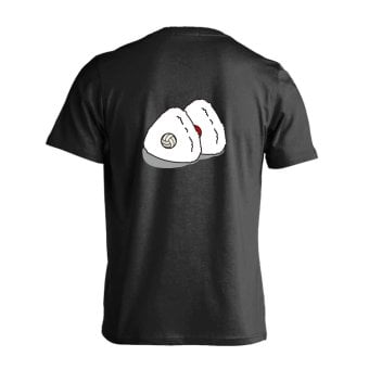 バレーボール Tシャツ 半袖 メンズ ウェア レディース 練習着 ジュニア ドライ おもしろ tシャツ 速乾 名入れ スポーツ 女子 男子 チーム おしゃれ 文字入れ 「おにぎりinバレーボール」 アートワークスコウベ 【送料無料】