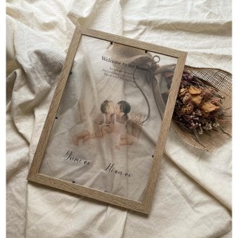 clear poster A【名入れ】【命名書】【メモリアルギフト】 記念日 ギフト プレゼント