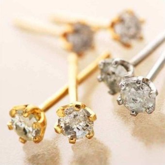 ダイヤモンドピアス プラチナ Pt900 K18 ゴールド 0.1ct レディース ジュエリー シンプル 一粒 18金 イエローゴールド ピンクゴールド ペア ギフト プレゼント アクセサリー