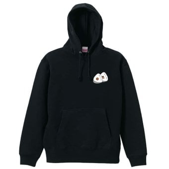 バスケ パーカー プルオーバー メンズ レディース ジュニア 練習着 裏パイル おもしろ 名入れ スウェット おしゃれ キッズ 大きいサイズ 文字入れ無料 「バスケットボール in おにぎり」 アートワークスコウベ 【送料無料】