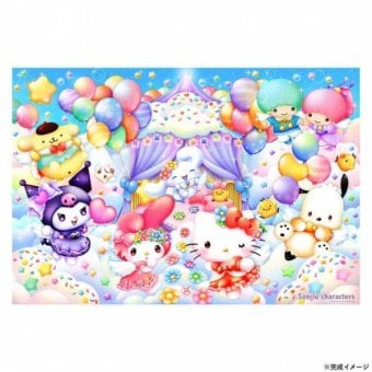 サンリオ ジグソーパズル 1000ピース エンジェルパーティー 1000-077 キャラクター グッズ パズル 大人 子供 パズルゲーム 室内 遊び おうち時間 ギフト プレゼント サンリオ正規ライセンス品
