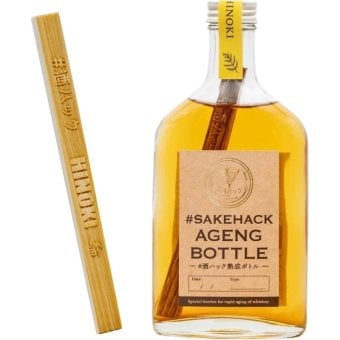 ヒノキミニボトル 国産銘木 ヒノキミニスティック入り 爽やかな香り 熟成体験 日本酒 焼酎 ウイスキー お酒好き プレゼント 父の日 誕生 酒器・バー・ワイングッズ