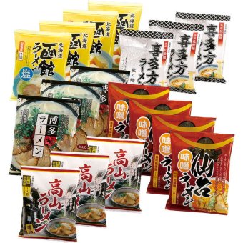 諸国ラーメンセット (SC-251) [お中元][お歳暮] ※送料無料(北海道・沖縄・離島への配送不可)