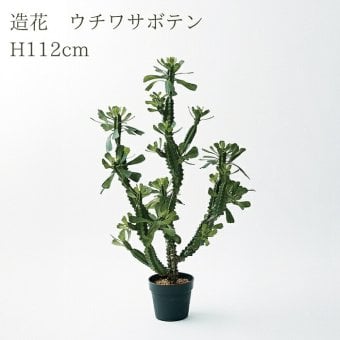 観葉植物 造花 ユーフォルビア BROWN 全高約112cm 中型 フェイクグリーン 本物そっくり おしゃれ インテリア 人工観葉植物 アーティフィシャルグリーン オフィス 店舗 ホテル 開店祝い 室内 多肉植物 フェイク