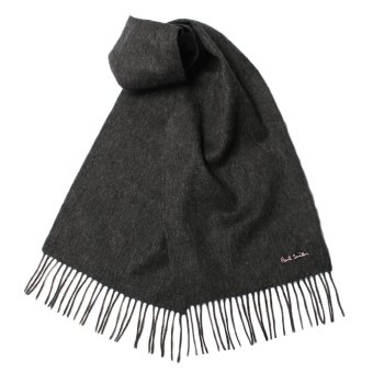 ポールスミス マフラー Paul Smith M1A-933D-AS04 メンズ レディース ダークグレー ピンクロゴ