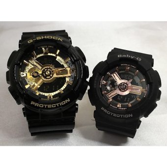 ペアウオッチ gショック恋人たちのGショック ペアウオッチ G-SHOCK BABY-G ペア腕時計 カシオ 2本セット  GA-110GB-1AJF BA-110RG-1AJF   夫婦　クリスマス プレゼント 誕生日 御祝い還暦 銀婚式 結婚記念日 婚約 人気  婚約　夫婦 高級　クリスマス プレゼント おすすめ