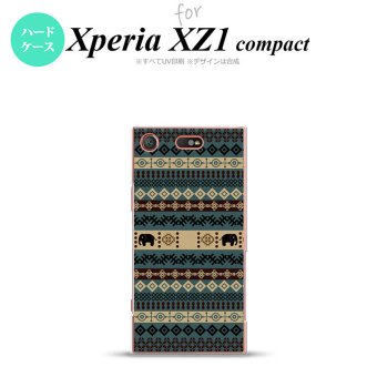 【SO02K】【スマホケース/スマホカバー】【エクスペリア XZ1】SO02K スマホケース Xperia XZ1 Compact SO-02K カバー エクスペリア XZ1 エスニックゾウ 青 nk-so02k-1573【メール便送料無料】