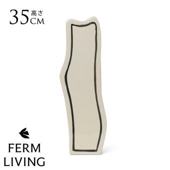 ferm LIVING ファームリビング 二次元アートの不思議な花瓶 ペーストベース  Slim 北欧花瓶 おしゃれ フラワーベース 雑貨 インテリア 陶器 プレゼント ギフト おすすめ 北欧雑貨 北欧インテリア インテリア雑貨