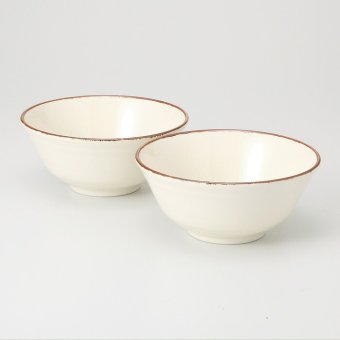 クリスタル 多用丼ペア 磁器 美濃焼 やきものの里から、暮らしを贈ります。　ギフト 食器 セット テーブルウェア