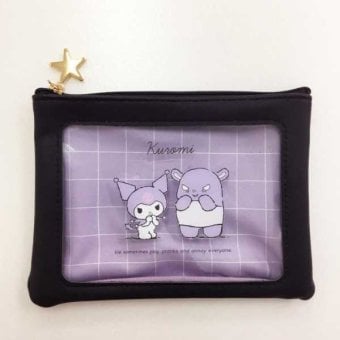 サンリオ キャラクターズ ウィンドウポーチ クロミ 小物入れ ポーチ クリアポーチ 透明窓 おしゃれ かわいい ペンケース 化粧ポーチ コスメポーチ キャラクターグッズ サンリオ正規ライセンス品