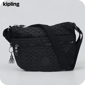 キプリング ショルダーバッグ レディース ブランド Kipling アルト S K10146-K59 Signature Emb 黒