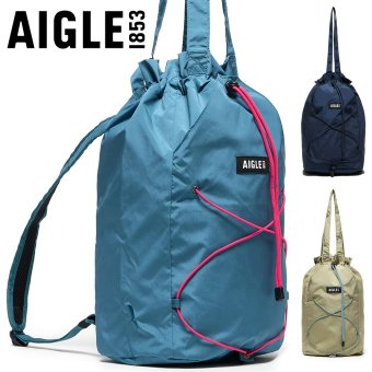 エーグル AIGLE リュック バックパック SEA 撥水 パッカブル 巾着バックパック 15L コンパクト デイリー 通勤 旅行 メンズ レディース ZNHBR93