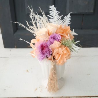 プリザーブドフラワー アレンジメント 仏花 お供え 御供 供花 お悔み 仏壇 水替え不要 お盆 彼岸 法事 命日 193