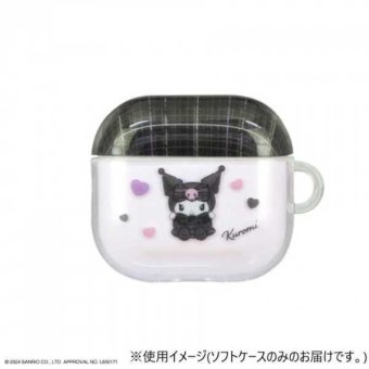 AirPods 4 ケース サンリオ クロミ ソフトケース TPU カバー イヤホンケース 保護 耐衝撃 ストラップホール ワイヤレス充電対応 キャラクター グッズ サンリオ正規ライセンス品