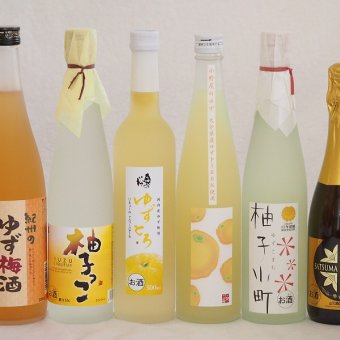 まるごとゆずのお酒6本セット(天然のゆず果汁使用薩摩スパークリングゆずどん(鹿児島) 甘酸っぱい爽やかな柚子っこ 大分県産ゆず使用小野屋のゆず 柚子小町 国産ゆず使用ゆずとろ(福島) 紀州のゆず梅酒(和歌山)) 375ml×1本 500ml×4本 720