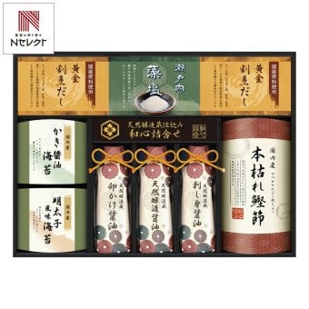 伊賀越 天然醸造蔵仕込み 和心詰合せ 醤油 鰹節 ギフトセット 8種入 調味料 詰め合わせ 卓上醤油 かつお節 しょうゆ 本枯れ節【北海道・沖縄県・離島 配送不可】
