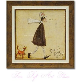 Sam Toft サムトフト アートフレーム さまよい人のおでかけ st-06503 絵画 ギフト アート おしゃれ 北欧 インテリア お部屋