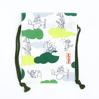 ミッフィー miffy × 鳥獣戯画 豆巾着(B) 日本製