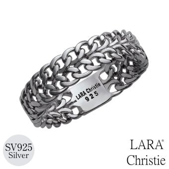 リング 指輪 メンズ シルバー925 喜平 チェーン [ BLACK Label ][ララクリスティー]
