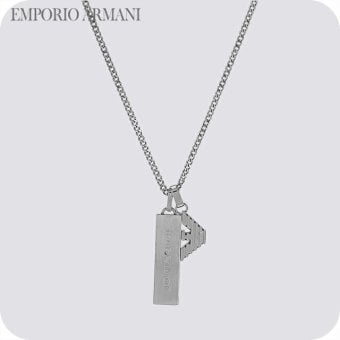 エンポリオ・アルマーニ ネックレス メンズ レディース ブランド EMPORIO ARMANI China EGS3306040 シルバー アクセサリー