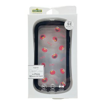 セサミストリート エルモ ハイブリッドクリアケース iPhoneケース スマホ用品