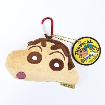 クレヨンしんちゃん トロピカル チャーム付きダイカットポーチ