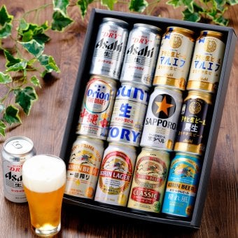 お歳暮 秋冬ギフト【送料無料】【ビールギフト】 国産ビール飲み比べ12本セット  アソート 送料無料（北海道・沖縄除く） アサヒ サントリー キリン サッポロ 350ml ラッピング 熨斗