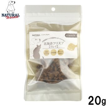 ナチュラルハーベスト NaturalHarvest 国産 北海道クリスプ カレイ 犬用おやつ 20g