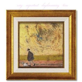 サムトフト 大切なデイドリームタイム ST-04050 アートフレーム 絵 絵画 犬 イヌ sam toft